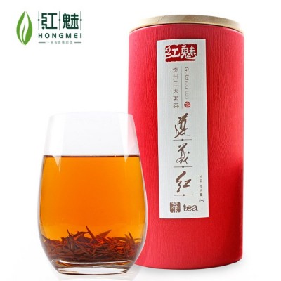 2021遵义红茶锌硒罐装贵州特产蜜芽香型红茶茶叶散装批发