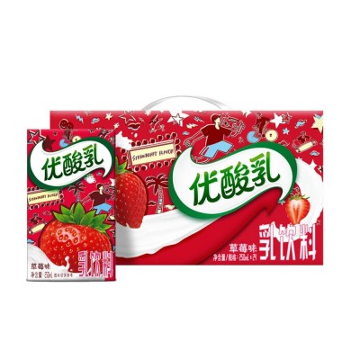 伊利优酸乳草莓味250ml*24