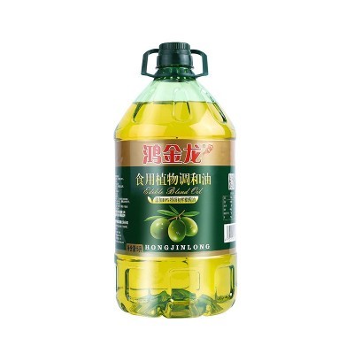 鸿金龙 初榨10%橄榄油食用调和油桶装家用5L炒菜油植物油厂家批发