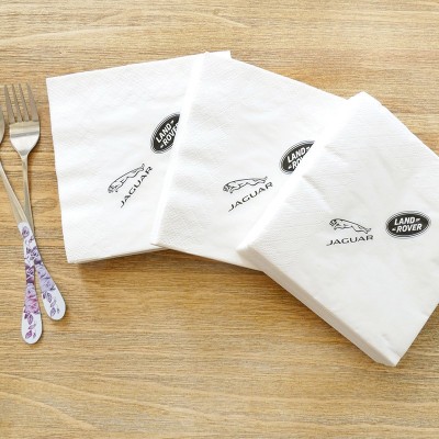 酒店餐厅纸巾 250型双层单色印花餐巾纸 厂家餐巾纸批发