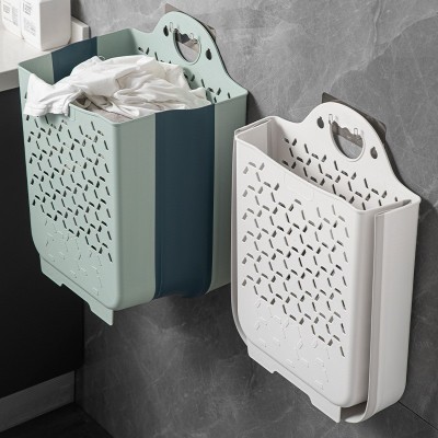 可折叠大号脏衣篮塑料壁挂式脏衣篓家卫生间收纳筐浴室缝隙洗衣篮