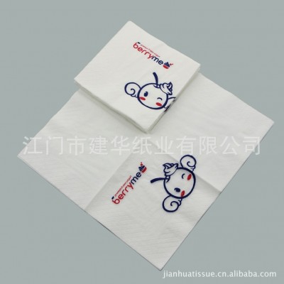 [专业餐巾厂家] 出口餐巾/可印1-2色logo/符合欧洲食品接触级标准
